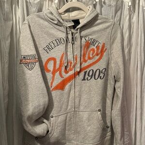 Harley-Davidson Gray Hoodie